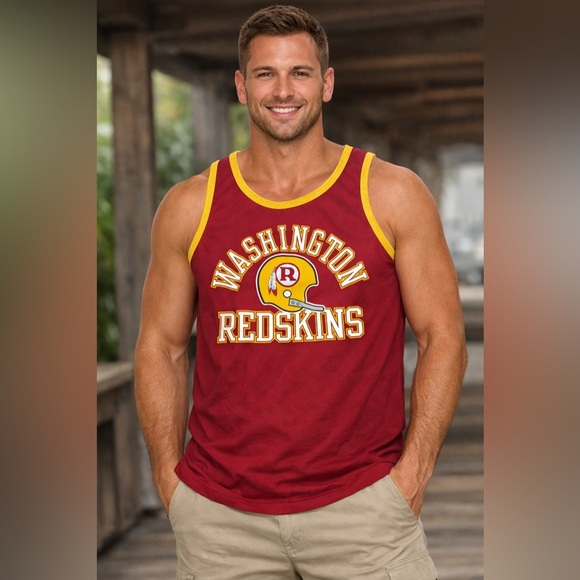 Nike Other - Nike Red Tank Top with Yellow Trim